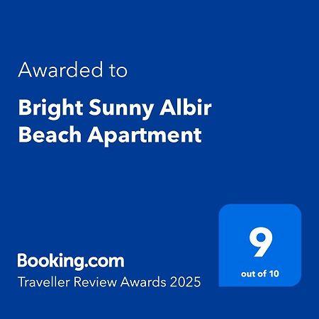 אלביר Bright Sunny Albir Beach Apartment מראה חיצוני תמונה